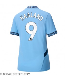 Günstige Manchester City Erling Haaland #9 Heimtrikot Damen 2024-25 Kurzarm